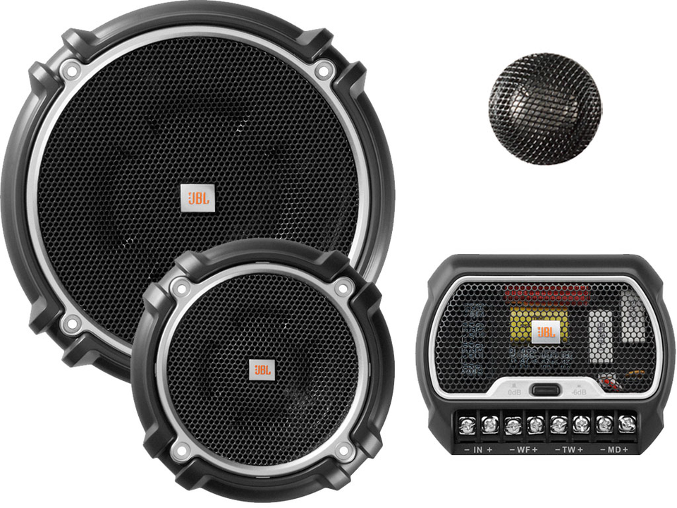 GRAND TOURING GTO 6583C - Black - 165mm/87mm 3-Way Component System - Hero